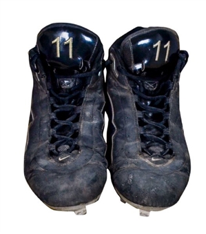 Gary Sheffield Pair of Game-Used Steel Cleats 